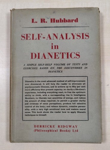Self analysis dianetics by - self-analysis,