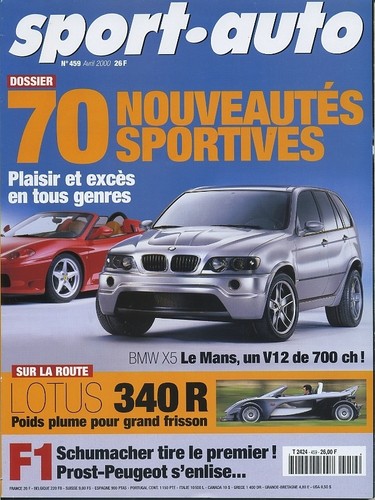 Sport auto 459 2000 - sport, 04/2000