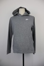 NIKE FELPA DONNA TG XL WOMAN CASUAL VINTAGE SPORT SWEATSHIRT GRIGIO COTONE