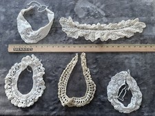 5 collari vintage in pizzo