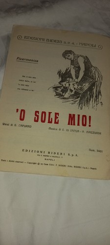Spartito sole mio - 'o,