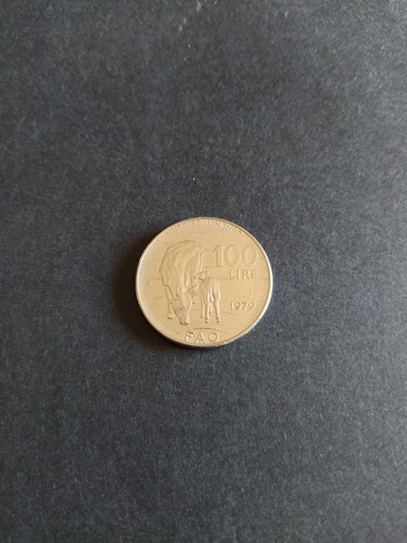 Moneta italia 100 lire fao - italia,