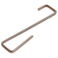 GANCI FERMACOPPO A "S" PIATTINA INOX 90X16 PER L'ANCORAGGIO DI COPPI