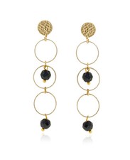 Orecchini Perla Nera Grande