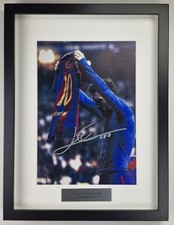 Lionel Messi tela autografata
