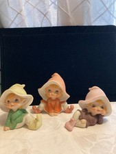 Vintage Set of 3 1970s Homco