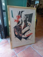 LITOGRAFIA SANDRO TROTTI RITOCCATA A MANO DALL AUTORE