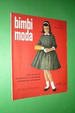 FASHION magazine KIDS BAMBINO MODA BIMBI n.27 RARA  INVERNO/HIVER 1957 VINTAGE
