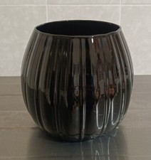 Vaso Nero Alto 12 Cm Base 12