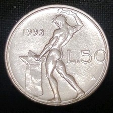 Moneta 50 lire  1993