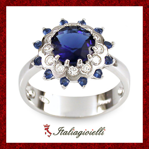 Regale anello zaffiro - anello,