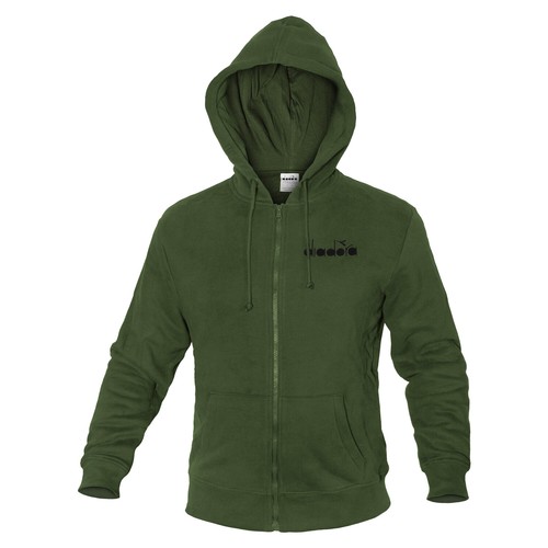 Felpa giacca uomo diadora zip - giacca,