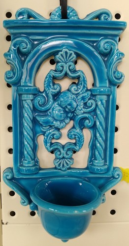 Acquasantiera angeli ceramica - angeli,