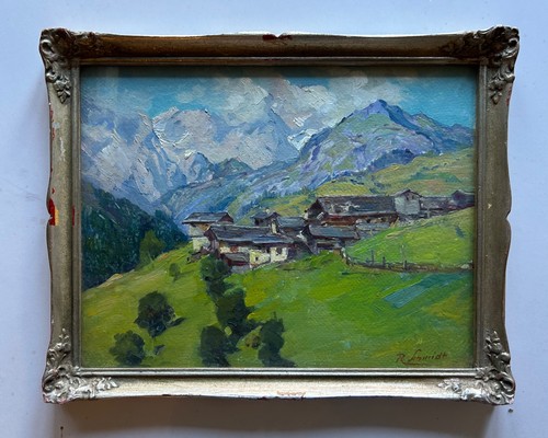 Quadro olio impressionista - , r