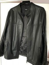 Giacca Hugo Boss in pelle