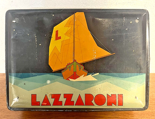 Scatola latta vintage - scatola,