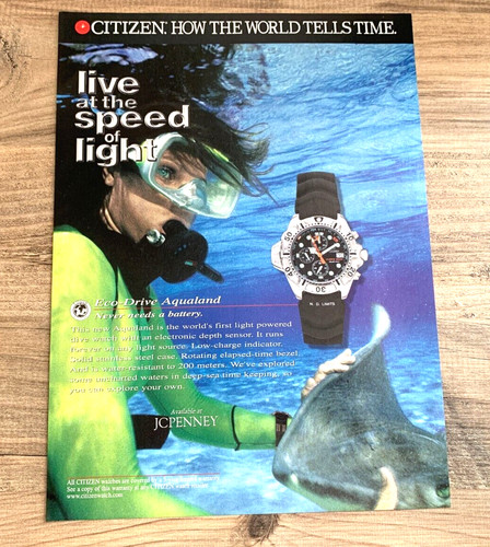 Citizen eco drive - citizen, aqualand