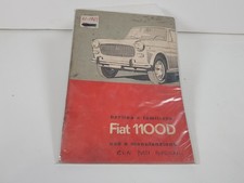 Manuale libretto uso manutenzione Fiat 1100 D Berlina e Familiare no copia 1963.