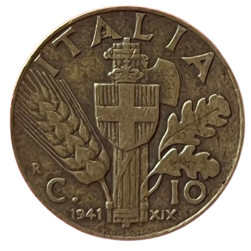 Moneta centesimi xix - centesimi, italia