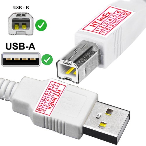 Weiß usb druckerkabel - weiß,