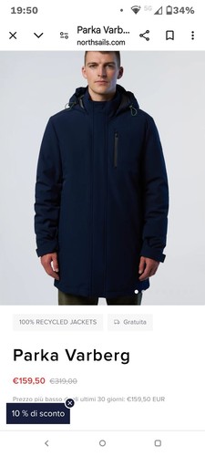Giubbotto parka uomo - giubbotto,