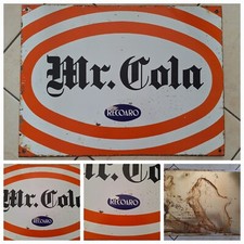 Mr Cola Recoaro Targa Tabella Insegna Pubblicitaria Originale da Collezione 