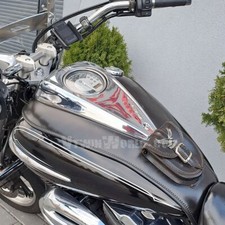 Sp) YAMAHA MIDNIGHT STAR XVS950 VSTAR XVS 950 PELLE PANNELLO SERBATOIO PAD BAVAGLINO COPRI