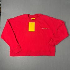 Felpa Pyer Moss Uomo M/L Rossa The Metropolitan Museum of Art Graphics Nuova con etichette