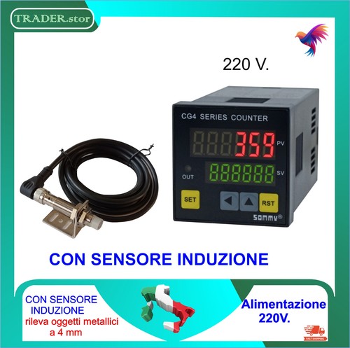 Conta pezzi contatore 220 - conta,