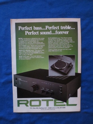 Rotel 870 integrated - rotel,