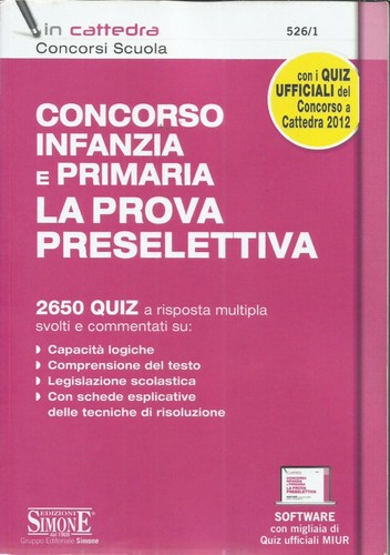Concorso infanzia primaria - e,