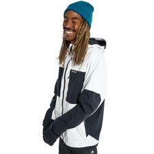 Giacca Burton Frostner Da Snowboard Uomo Giacca Da Sci Bianco-Nero
