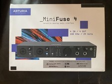 ARTURIA MINIFUSE 4 BLACK Scheda Interfaccia Audio Usb 48V 2 IN 4 OUT Nuova
