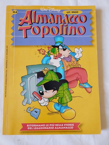 Almanacco topolino 4 - almanacco, n.