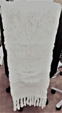 Sciarpa Lapin bianca con due