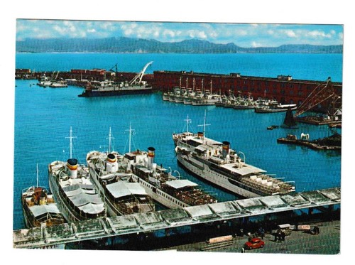 Napoli cartolina molo - napoli,