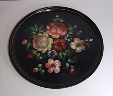 Antique USSR Round Tin Tray cm