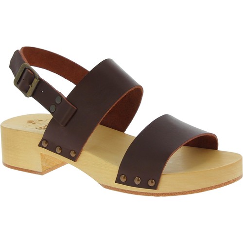 Zoccoli donna legno - in, con