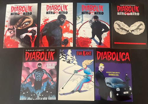 Diabolik cartoline promocard - 7,