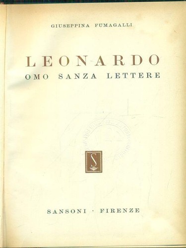 Leonardo omo sanza lettere - omo,