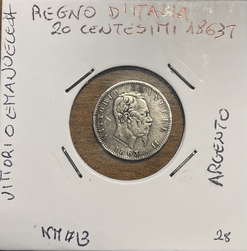 Regno italia moneta - moneta, 20