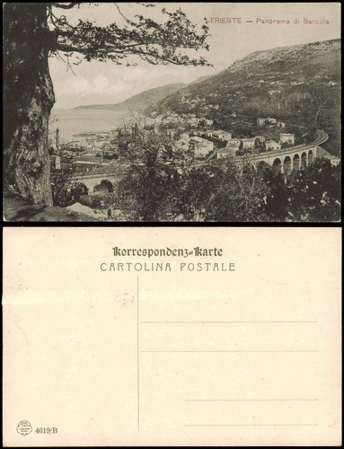 Cartolina trieste - cartolina,