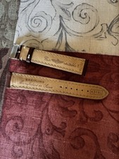 Breitling Cinturino in Pelle 20/18 Mm Con Fibbia Oem Marrone Vitello XL