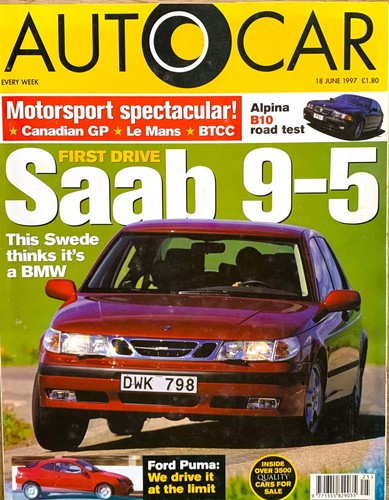 Autocar magazine jun - magazine, 18-jun-97