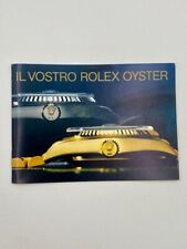 ROLEX IL VOSTRO ROLEX OYSTER LIBRETTO ITA BOOKLET AGE 4.1989 EPOCA VINTAGE