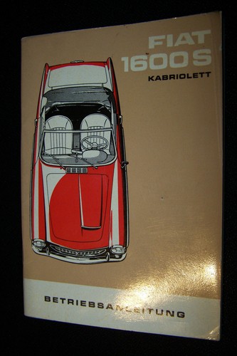 Fiat 1600 cabriolet 1962 - s,