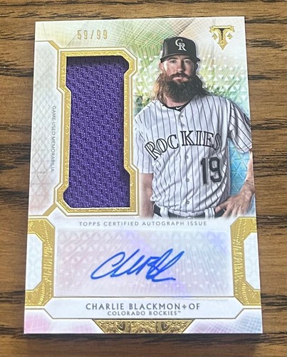 2018 topps triple - triple, threads