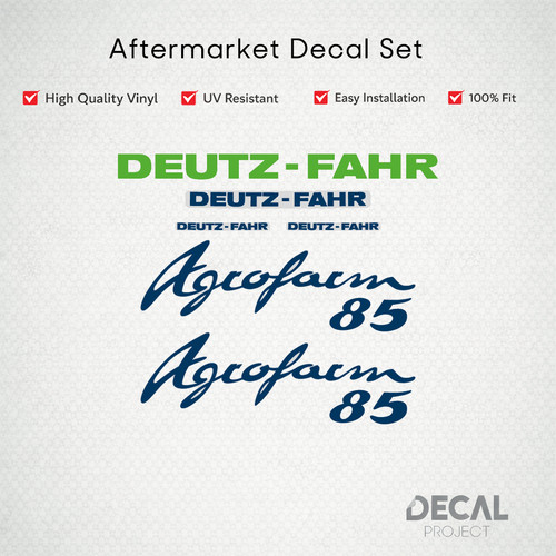 Deutz fahr agrofarm - agrofarm, decal