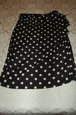 I blues - Gonna, Nera a pallini bianchi, 100 viscosa, tg 42, usata