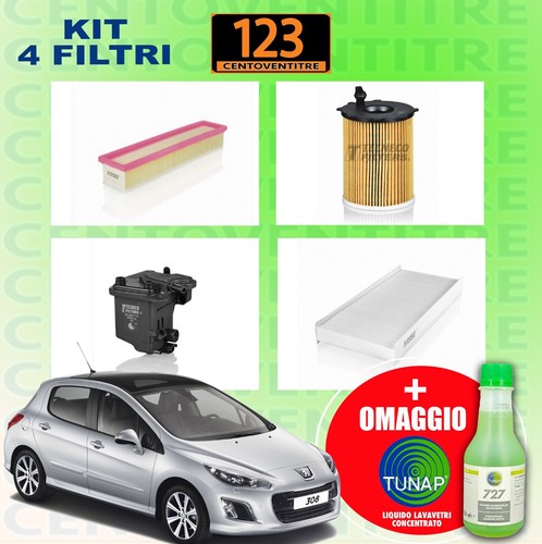Kit tagliando filtri peugeot - kit,